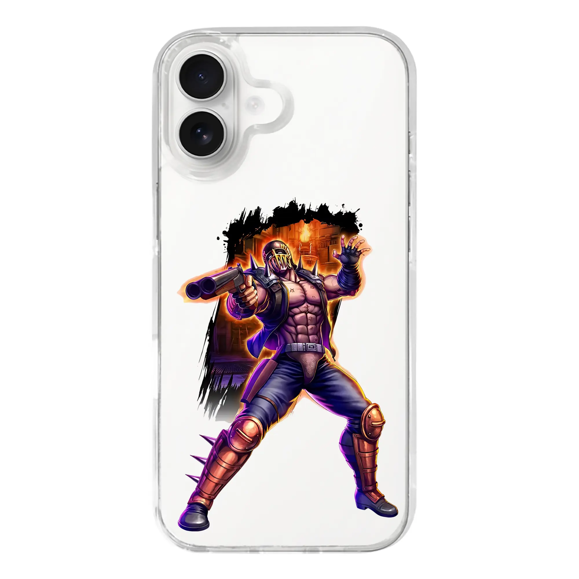 北斗の拳 グッズ,ジャギ - iPhone 17シリーズ 透明スマホケース – 薄型・耐衝撃・精密フィット保護カバー